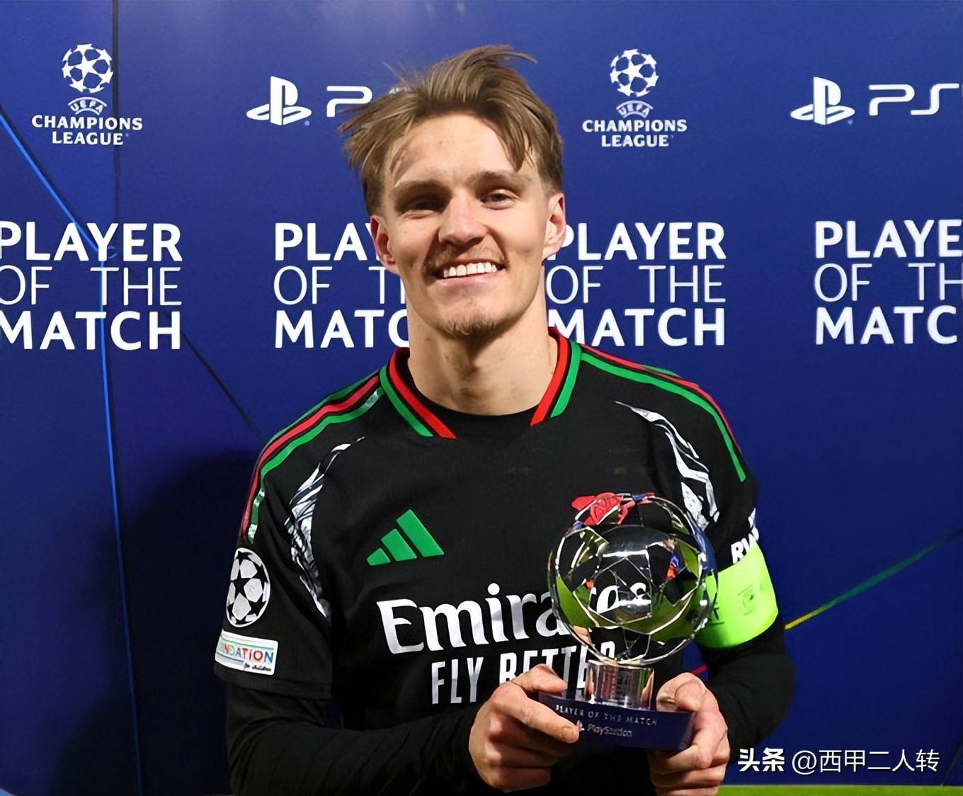 阿森纳主场告捷，厄德高表现抢眼